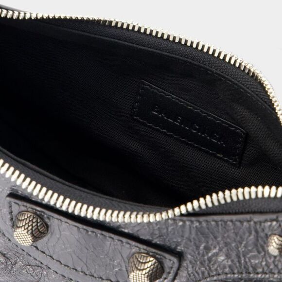 Cagole Shoulder Xs Bag - Balenciaga -  Black - Leather - Picture 8 of 8